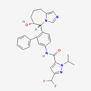 molecular formula C28H29F2N5O2 B8093344 (R)-CSN5i-3 