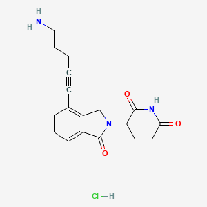 Lenalidomide-propargyl-C2-NH2 hydrochloride