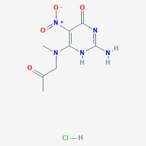 molecular formula C8H12ClN5O4 B8093537 CID 122359841 