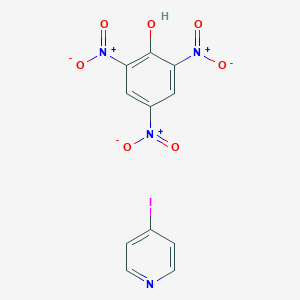 molecular formula C11H7IN4O7 B8093622 4-Iodopyridine;2,4,6-trinitrophenol 