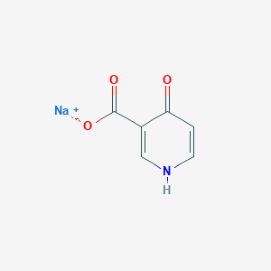 molecular formula C6H4NNaO3 B8093635 sodium;4-oxo-1H-pyridine-3-carboxylate 