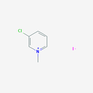 molecular formula C6H7ClIN B8093642 3-Chloro-1-methylpyridin-1-ium;iodide 