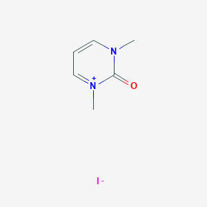 molecular formula C6H9IN2O B8093649 1,3-Dimethyl-2-oxo-2,3-dihydropyrimidin-1-ium iodide CAS No. 13207-96-0