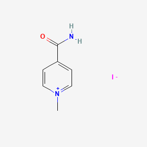 molecular formula C7H9IN2O B8093671 4-Carbamoyl-1-methylpyridin-1-ium iodide CAS No. 5613-08-1