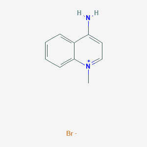 1-Methylquinolin-1-ium-4-amine;bromide