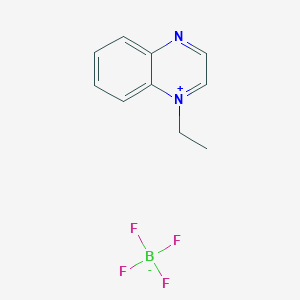 molecular formula C10H11BF4N2 B8093712 1-Ethylquinoxalin-1-ium;tetrafluoroborate 
