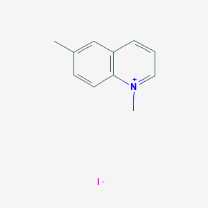 molecular formula C11H12IN B8093745 1,6-Dimethylquinolin-1-ium iodide CAS No. 14061-24-6