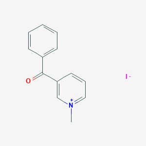 molecular formula C13H12INO B8093777 3-Benzoyl-1-methylpyridin-1-ium iodide CAS No. 34285-39-7
