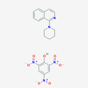 molecular formula C20H19N5O7 B8093796 1-Piperidin-1-ylisoquinoline;2,4,6-trinitrophenol 