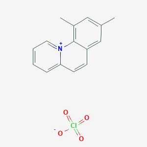 molecular formula C15H14ClNO4 B8093808 8,10-Dimethylpyrido[1,2-a]quinolinium 