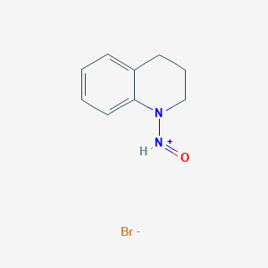 molecular formula C9H11BrN2O B8093833 3,4-dihydro-2H-quinolin-1-yl(oxo)azanium;bromide 