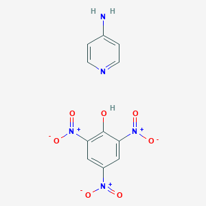 molecular formula C11H9N5O7 B8093856 Pyridin-4-amine;2,4,6-trinitrophenol 
