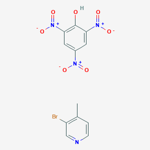molecular formula C12H9BrN4O7 B8093860 3-Bromo-4-methylpyridine;2,4,6-trinitrophenol 