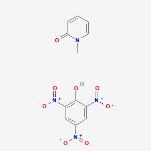 1-Methylpyridin-2-one;2,4,6-trinitrophenol