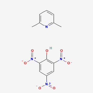 molecular formula C13H12N4O7 B8093863 2,4,6-Trinitrophenol-2,6-dimethylpyridine(1:1) CAS No. 16625-32-4