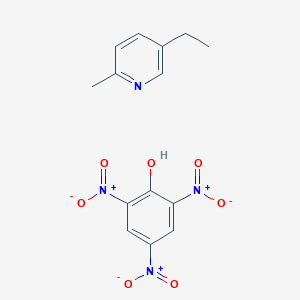 molecular formula C14H14N4O7 B8093869 5-Ethyl-2-methylpyridine;2,4,6-trinitrophenol 