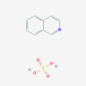 molecular formula C9H9NO4S B8093885 Isoquinoline, sulfate CAS No. 105012-80-4