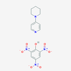 4-Piperidin-1-ylpyridine;2,4,6-trinitrophenol
