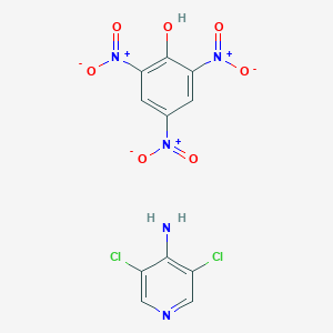 molecular formula C11H7Cl2N5O7 B8093891 3,5-Dichloropyridin-4-amine;2,4,6-trinitrophenol 