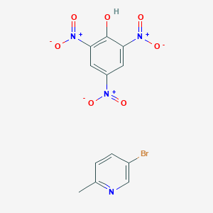 molecular formula C12H9BrN4O7 B8093908 5-Bromo-2-methylpyridine;2,4,6-trinitrophenol 