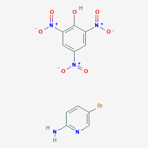 molecular formula C11H8BrN5O7 B8093926 5-Bromopyridin-2-amine;2,4,6-trinitrophenol 