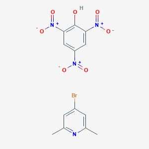 molecular formula C13H11BrN4O7 B8093937 4-Bromo-2,6-dimethylpyridine;2,4,6-trinitrophenol 