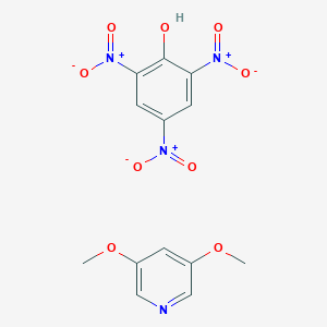 molecular formula C13H12N4O9 B8093949 3,5-Dimethoxypyridine;2,4,6-trinitrophenol 