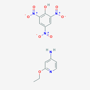 molecular formula C13H13N5O8 B8093956 2-Ethoxypyridin-4-amine;2,4,6-trinitrophenol 