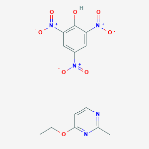 molecular formula C13H13N5O8 B8093959 4-Ethoxy-2-methylpyrimidine;2,4,6-trinitrophenol 