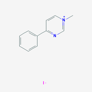 1-Methyl-4-phenylpyrimidin-1-ium iodide