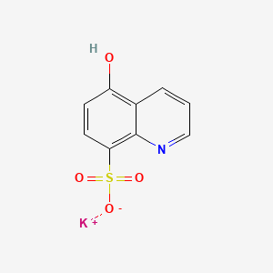molecular formula C9H6KNO4S B8094011 Potassium;5-hydroxyquinoline-8-sulfonate 