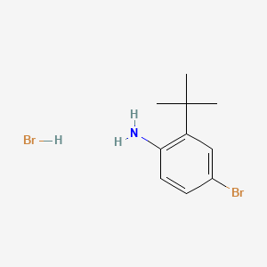 4-Bromo-2-tert-butylaniline;hydrobromide