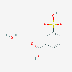 molecular formula C7H8O6S B8094035 3-Sulfobenzoic acid;hydrate 