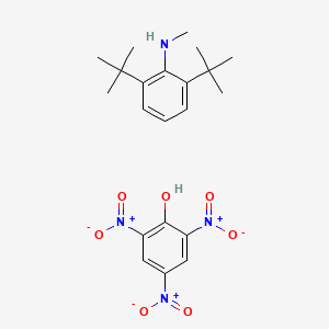 2,6-ditert-butyl-N-methylaniline;2,4,6-trinitrophenol