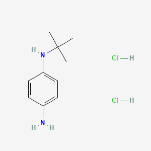 4-N-tert-butylbenzene-1,4-diamine;dihydrochloride