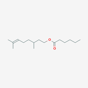molecular formula C16H30O2 B080941 Citronellyl hexanoate CAS No. 10580-25-3