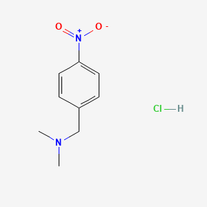 molecular formula C9H13ClN2O2 B8094106 N,N-dimethyl-1-(4-nitrophenyl)methanamine hydrochloride 