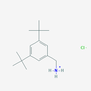 molecular formula C15H26ClN B8094110 (3,5-Ditert-butylphenyl)methylazanium;chloride 
