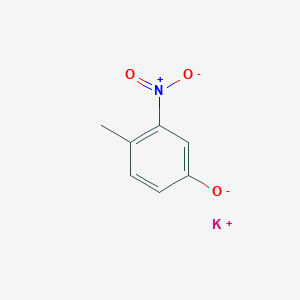 molecular formula C7H6KNO3 B8094114 Potassium;4-methyl-3-nitrophenolate 