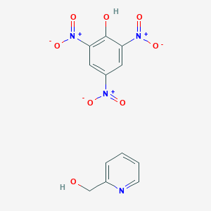 molecular formula C12H10N4O8 B8094115 Pyridin-2-ylmethanol;2,4,6-trinitrophenol 