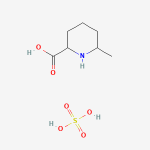 6-Methylpiperidine-2-carboxylic acid;sulfuric acid