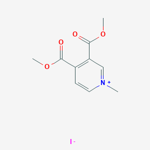 molecular formula C10H12INO4 B8094396 Dimethyl 1-methylpyridin-1-ium-3,4-dicarboxylate;iodide 