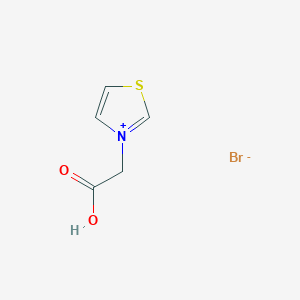 molecular formula C5H6BrNO2S B8094460 N-(carboxymethyl)thiazolium bromide 