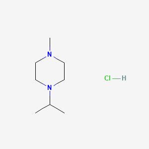 molecular formula C8H19ClN2 B8094577 1-Methyl-4-propan-2-ylpiperazine;hydrochloride 