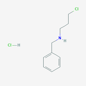 molecular formula C10H15Cl2N B8094594 N-benzyl-3-chloropropan-1-amine hydrochloride CAS No. 90944-87-9