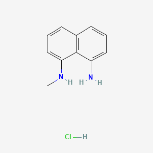 molecular formula C11H13ClN2 B8094614 1-N-methylnaphthalene-1,8-diamine;hydrochloride 