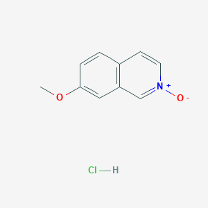 molecular formula C10H10ClNO2 B8094785 7-Methoxy-isoquinoline-N-oxide hydrochloride 