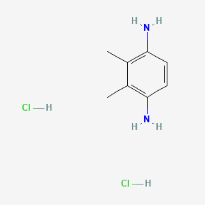 molecular formula C8H14Cl2N2 B8094815 2,3-Dimethylbenzene-1,4-diamine dihydrochloride 