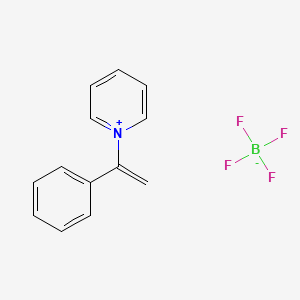 molecular formula C13H12BF4N B8094848 1-(1-Phenylethenyl)pyridin-1-ium;tetrafluoroborate 
