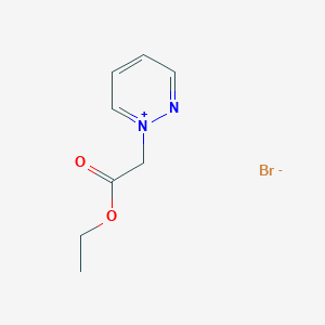 Pyridazinium, 1-(2-ethoxy-2-oxoethyl)-, bromide